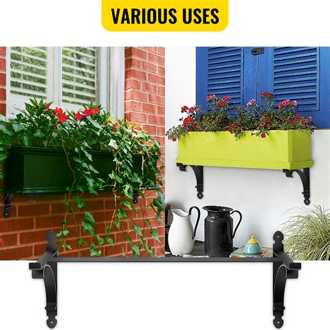 steel window planter box|window boxes with brackets.